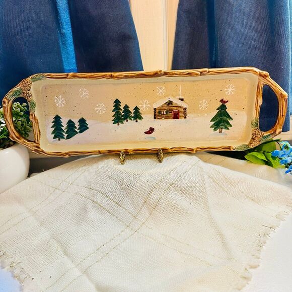 HEARTLAND Christmas Serving Tray - Picture 1 of 8